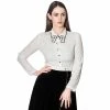 Banned Alternative Blouse - Undertaker White