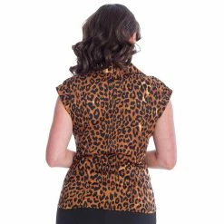 Banned Retro Blouse - Feline Friendly -KILLSTAR SALES banned retro blouse feline friendly3