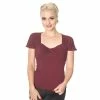 Banned Retro Vintage Top - She Who Dares Burgundy -KILLSTAR SALES banned retro vintage top she who dares burgundy