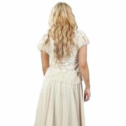 Burleska Blouse - Katie Victorian Shirt Cream -KILLSTAR SALES burleska blouse katie victorian shirt cream3