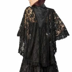 Burleska Bolero Cape - Draconia Black -KILLSTAR SALES burleska bolero cape draconia black5