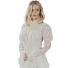 Burleska Gothic Blouse - Nerreza Cream