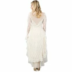 Burleska Gothic Blouse - Nerreza Cream -KILLSTAR SALES burleska gothic blouse nerreza cream4