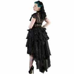 Burleska Lace Top - Dita Black -KILLSTAR SALES burleska lace top dita black4
