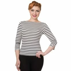 Dancing Days 3/4-Sleeve T-Shirt - Modern Love White-Black