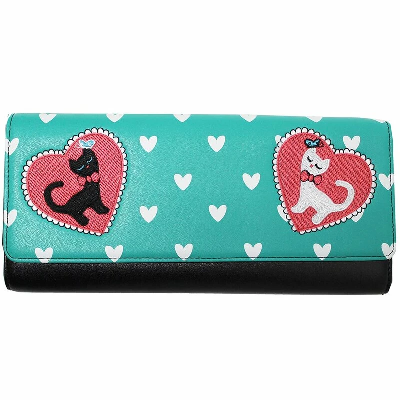 Dancing Days Clutch With Shoulder Chain - Cats In Love 3 Dancing Days Clutch With Shoulder Chain - Cats In Love