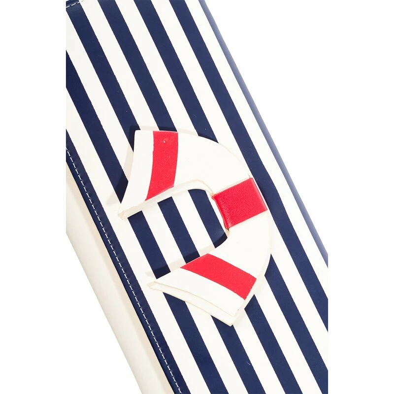 Dancing Days Clutch With Shoulder Chain - Vintage Nautical White 5 Dancing Days Clutch With Shoulder Chain - Vintage Nautical White - Image 3