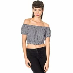Dancing Days Crop Top - All Mine Black