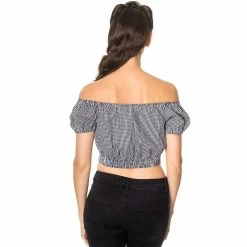 Dancing Days Crop Top - All Mine Black -KILLSTAR SALES dancing days crop top all mine black3