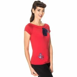 Dancing Days Top - Freyja Red -KILLSTAR SALES dancing days top freyja red2