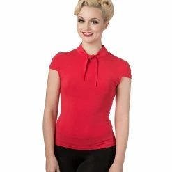 Dancing Days Vintage Blouse - Free Ride Red