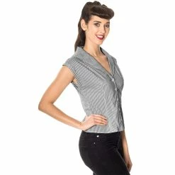 Dancing Days Vintage Blouse - Willows Black -KILLSTAR SALES dancing days vintage blouse willows black2