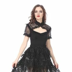 Dark In Love Gothic Top - Gothic Lace