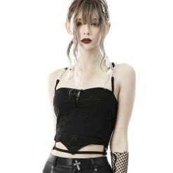 Dark In Love Gothic Top - Joslyn