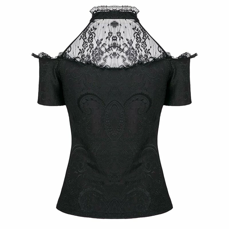 Dark In Love Gothic Top - Off Side 7 Dark In Love Gothic Top - Off Side - Image 5