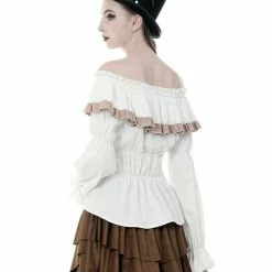 Dark In Love Gothic Top - Pirate Waist -KILLSTAR SALES dark in love gothic top pirate waist4