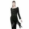 Dark In Love Gothic Top - Skull Back