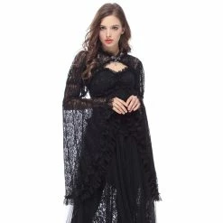 Dark In Love Lace Bolero - Waterfall -KILLSTAR SALES dark in love lace bolero waterfall3