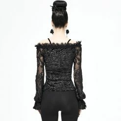 Devil Fashion Blouse - Amber -KILLSTAR SALES devil fashion blouse amber4