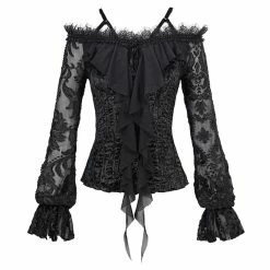 Devil Fashion Blouse - Amber -KILLSTAR SALES devil fashion blouse amber5