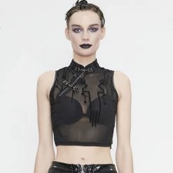 Devil Fashion Crop Top - Cybermate -KILLSTAR SALES devil fashion crop top cybermate 14