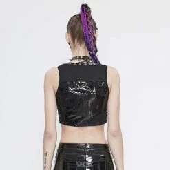 Devil Fashion Crop Top - Heavy Metal Vest -KILLSTAR SALES devil fashion crop top heavy metal vest 14