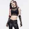 Devil Fashion Crop Top - Shiverin' Shelley -KILLSTAR SALES devil fashion crop top shiverin shelley 1