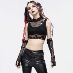 Devil Fashion Crop Top - Shiverin' Shelley