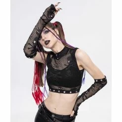 Devil Fashion Crop Top - Shiverin' Shelley -KILLSTAR SALES devil fashion crop top shiverin shelley 13