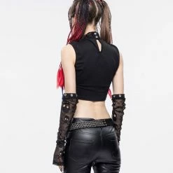 Devil Fashion Crop Top - Shiverin' Shelley -KILLSTAR SALES devil fashion crop top shiverin shelley 14