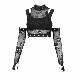 Devil Fashion Crop Top - Shiverin' Shelley -KILLSTAR SALES devil fashion crop top shiverin shelley 15