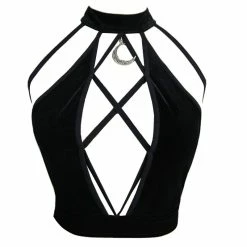 Devil Fashion Halter-Top - Begüm 10 Devil Fashion Halter-Top - Begüm -KILLSTAR SALES devil fashion halter top beguem 14