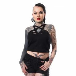 Heartless Crop Halter-Top - Hanan