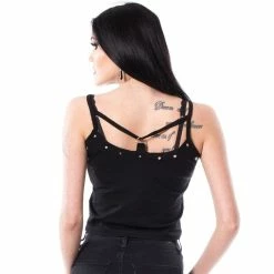 Heartless Strappy Crop Top - Freja -KILLSTAR SALES heartless strappy crop top freja2