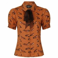 Hell Bunny Blouse - Vixey -KILLSTAR SALES hell bunny blouse vixey4