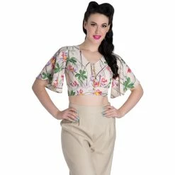 Hell Bunny Crop Top - Bamboo