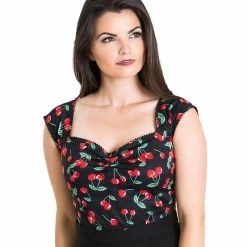 Hell Bunny Vintage Top - Cherry Pie