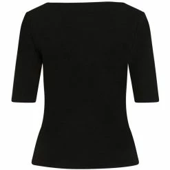 Hell Bunny Vintage Top - Philippa Black -KILLSTAR SALES hell bunny vintage top philippa black4