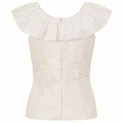 Hell Bunny Vintage Top - Rio White -KILLSTAR SALES hell bunny vintage top rio white5