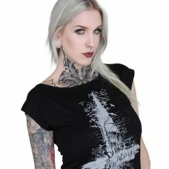Hyraw Crossback Top - Black Cross -KILLSTAR SALES hyraw crossback top black cross 13