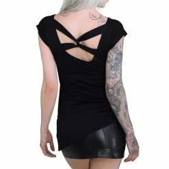 Hyraw Crossback Top - Black Cross -KILLSTAR SALES hyraw crossback top black cross 14