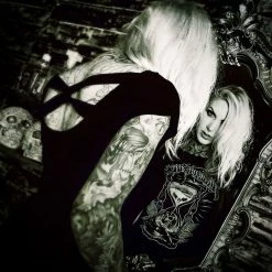 Hyraw Crossback Top - Memento Mori -KILLSTAR SALES hyraw crossback top memento mori 16