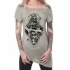 Hyraw Off-Shoulder T-Shirt - Kingdom -KILLSTAR SALES hyraw off shoulder t shirt kingdom