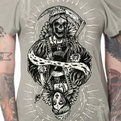 Hyraw Off-Shoulder T-Shirt - Kingdom -KILLSTAR SALES hyraw off shoulder t shirt kingdom5