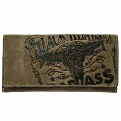Jack's Inn 54 Leather Wallet - Black Bourbon Value Brown