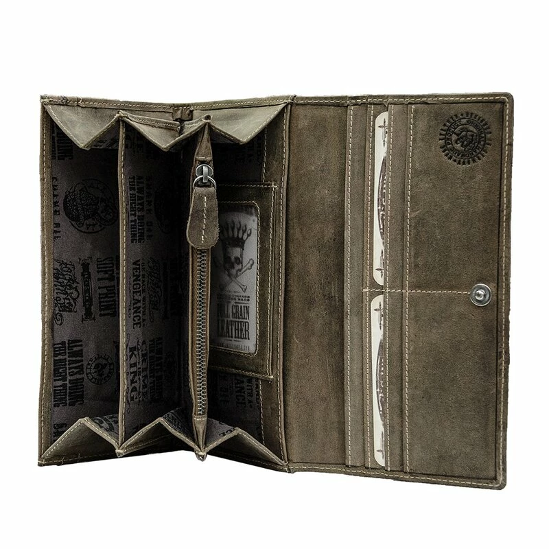 Jack's Inn 54 Leather Wallet - Black Bourbon Value Brown 6 Jack's Inn 54 Leather Wallet - Black Bourbon Value Brown - Image 4