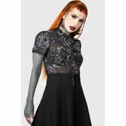 KILLSTAR Blouse - Lunar Soul -KILLSTAR SALES killstar blouse lunar soul3