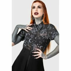 KILLSTAR Blouse - Lunar Soul -KILLSTAR SALES killstar blouse lunar soul5