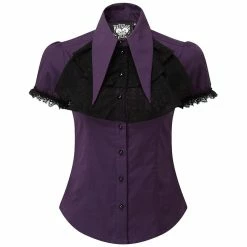 Killstar Blouse - Meave Plum -KILLSTAR SALES killstar blouse meave plum4