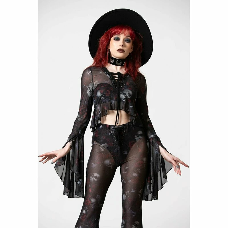 Killstar Blouse - Wicked Rose 4 Killstar Blouse - Wicked Rose - Image 2
